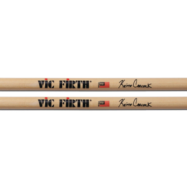 Vic Firth Signature Series - Keith Carlock Drum Sticks (SKC) - Hickory w/Wood Tip (1 Pair)