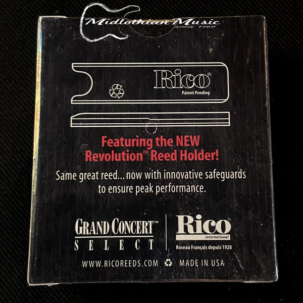 Rico - Grand Concert Select - 10 Bb Clarinet Reeds - Size 3.5