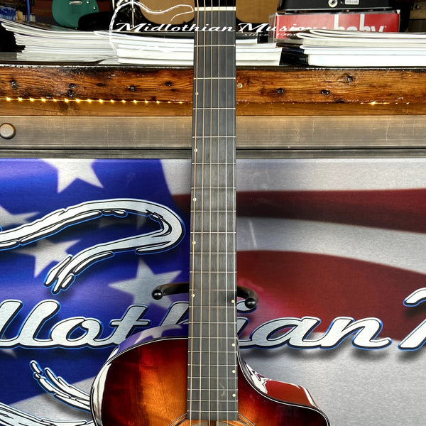 Breedlove - Oregon Concert Old Fashioned CE - Acoustic/Electric Guitar - Myrtlewood Orange/Red Gloss Finish