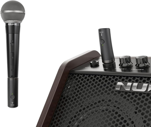 NUX B-3RC Wireless Microphone System - 2.4GHz w/Microphone, Transmitter, Receiver, Case, Mic Clip (OPEN BOX)
