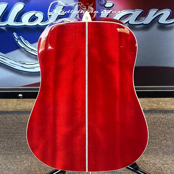 Oscar Schmidt - OG1TR-A 3/4 Size - Dreadnought Acoustic Guitar - Red Gloss