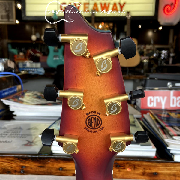 Breedlove - Oregon Concert Old Fashioned CE - Acoustic/Electric Guitar - Myrtlewood Orange/Red Gloss Finish