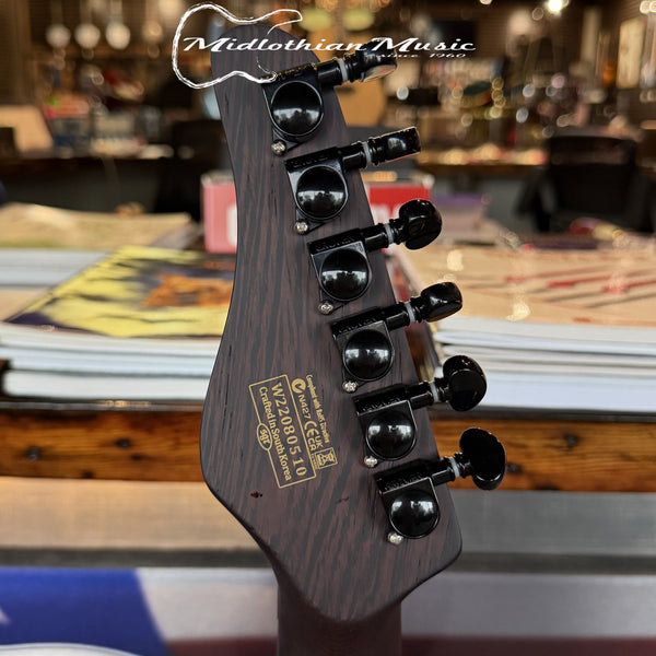Schecter Sun Valley Super Shredder Exotic FR Ziricote - Faded Vintage Sunburst Satin