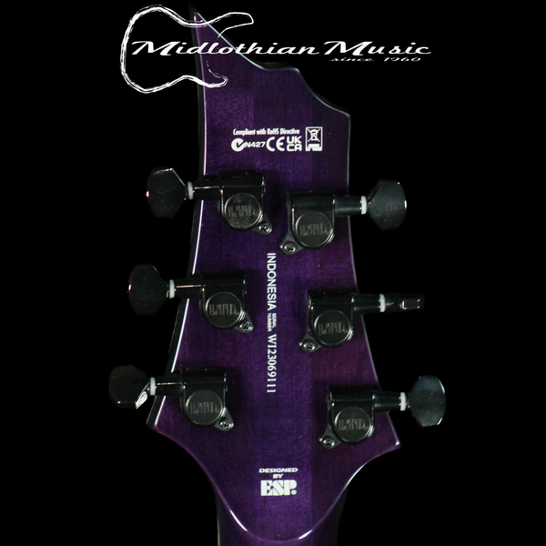 ESP LTD H-200 FM - See Through Purple Gloss Finish - DISCOUNTED!