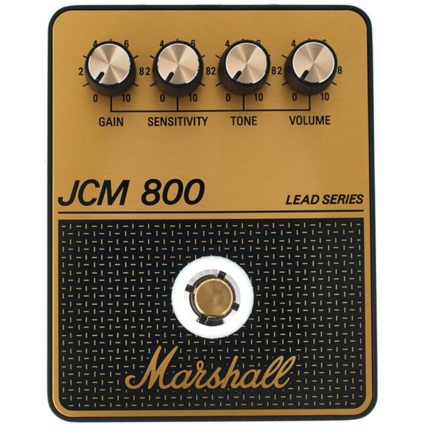 Marshall JCM800 Overdrive/Distortion Pedal - Black/Gold Finish
