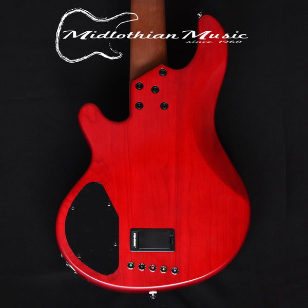 Lakland Skyline 55-02 Deluxe Bass Guitar - Satin Cherryburst (210911528) w/FREE GATOR GIG BAG