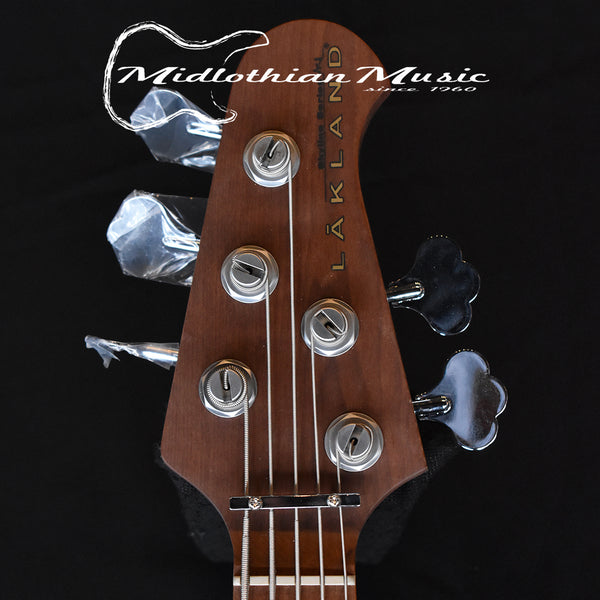 Lakland Skyline 55-02 Deluxe Bass Guitar - Satin Cherryburst (210911528) w/FREE GATOR GIG BAG