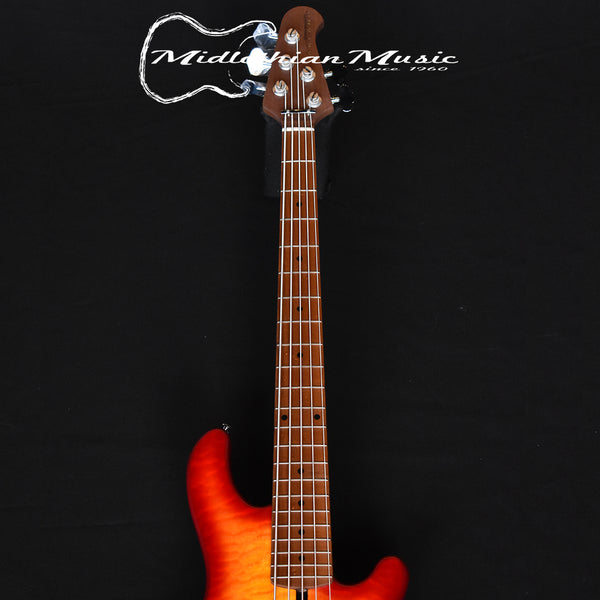 Lakland Skyline 55-02 Deluxe Bass Guitar - Satin Cherryburst (210911528) w/FREE GATOR GIG BAG
