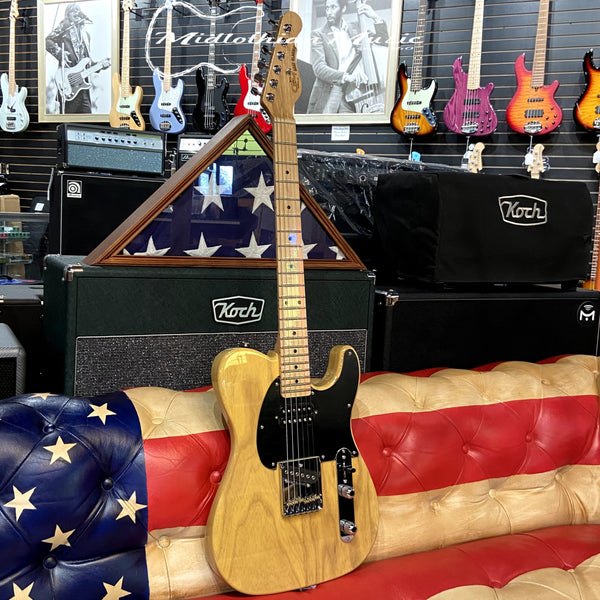 G&L USA ASAT Classic Bluesboy Custom Electric Guitar - Butterscotch Blonde Finish w/Case
