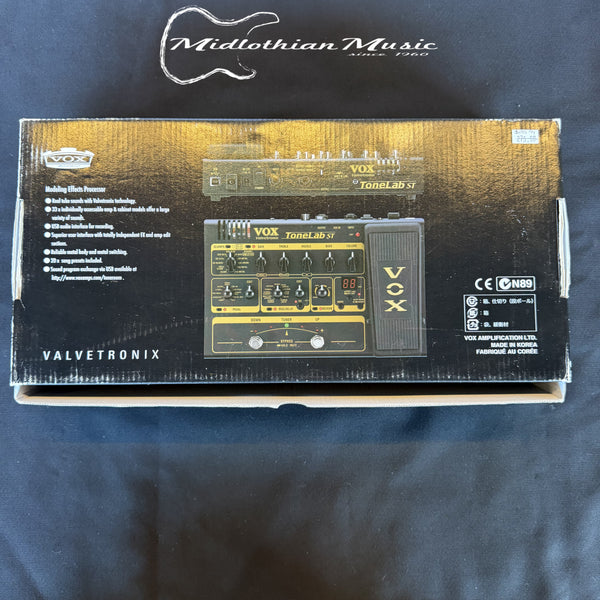 Vox Valvetronix - ToneLab ST Multi Effect Guitar Processor Pedal w/Original Box & Power Supply USED
