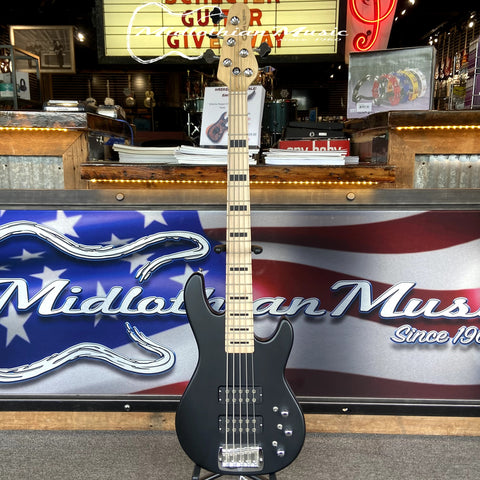 G&L Tribute - L-2500 - 5-String Bass Guitar - Black Frost Satin Finish