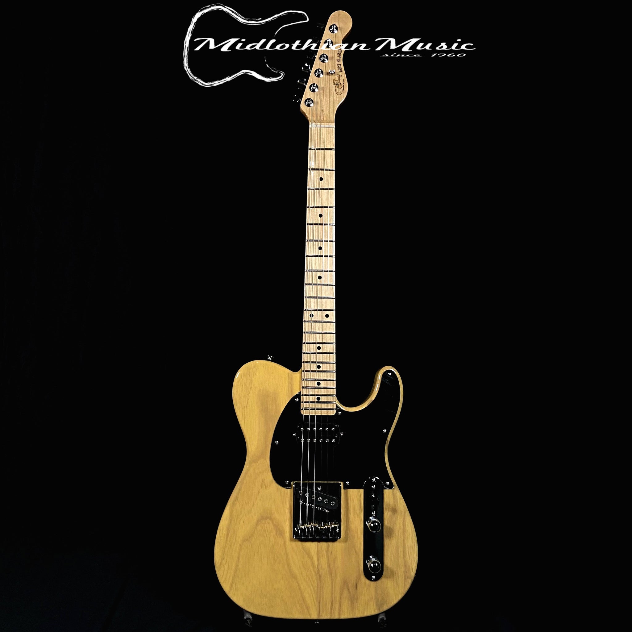 G&L USA ASAT Classic Bluesboy Custom Electric Guitar - Butterscotch Blonde Finish w/Case