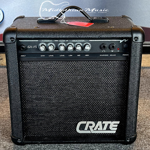 Crate - GX-15 - 2-Channel - 12-Watt 1 x 8" Guitar Combo Amp USED