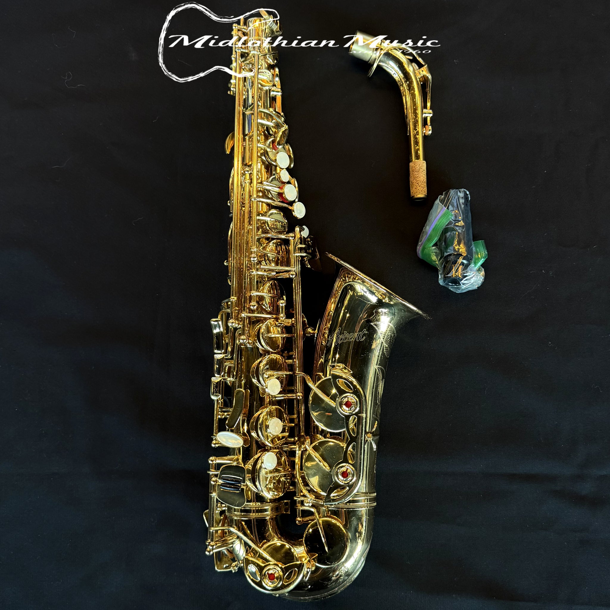 Accent AS710L Pre-Owned Alto Saxophone #SA9046907 Very Good!