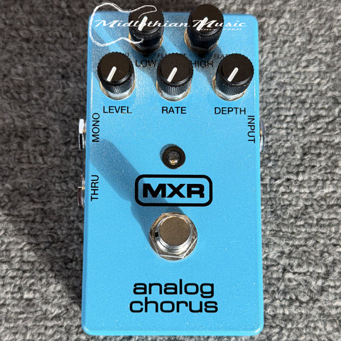 MXR M234 Analog Chorus Effect Pedal - Blue Finish w/Original Box USED