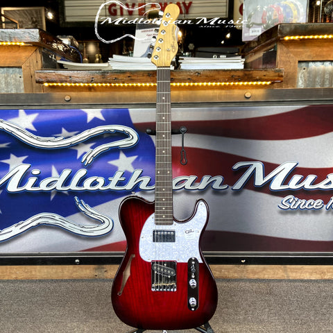 G&L Tribute ASAT Classic Bluesboy - Semi-Hollow Electric Guitar - Redburst Gloss Finish