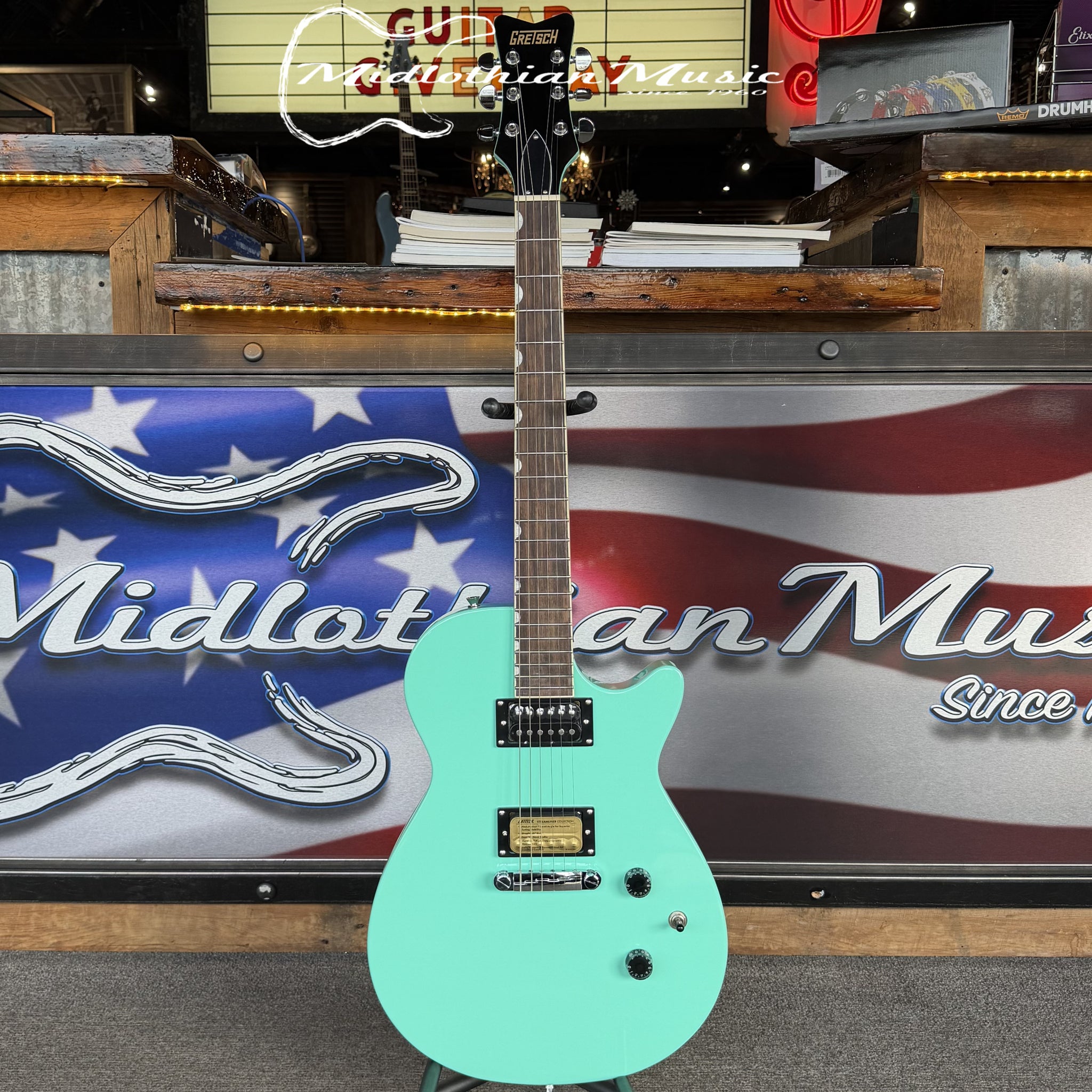 Gretsch Streamliner Jet Club Electric Guitar - Sea Foam Green Gloss Finish