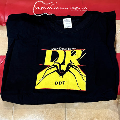 DR Strings - DDT (Drop Down Tuning) Logo T-Shirt - XL Size