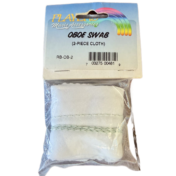 Players Music Accessories - Oboe Swab (2-Piece Cloth) (RB-OB-2)