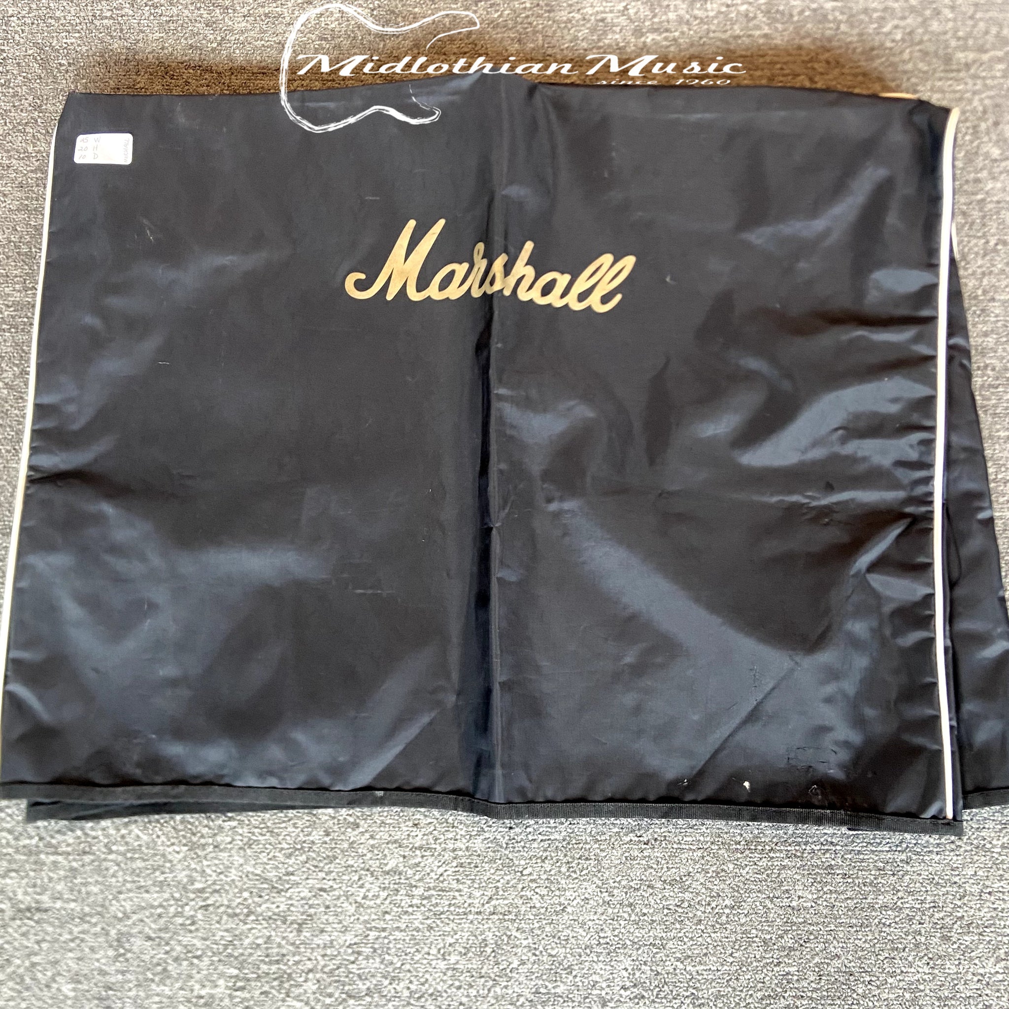 Marshall Amplifier Vinyl Cover (25" W x 20" H x 10" D) - Black Finish USED