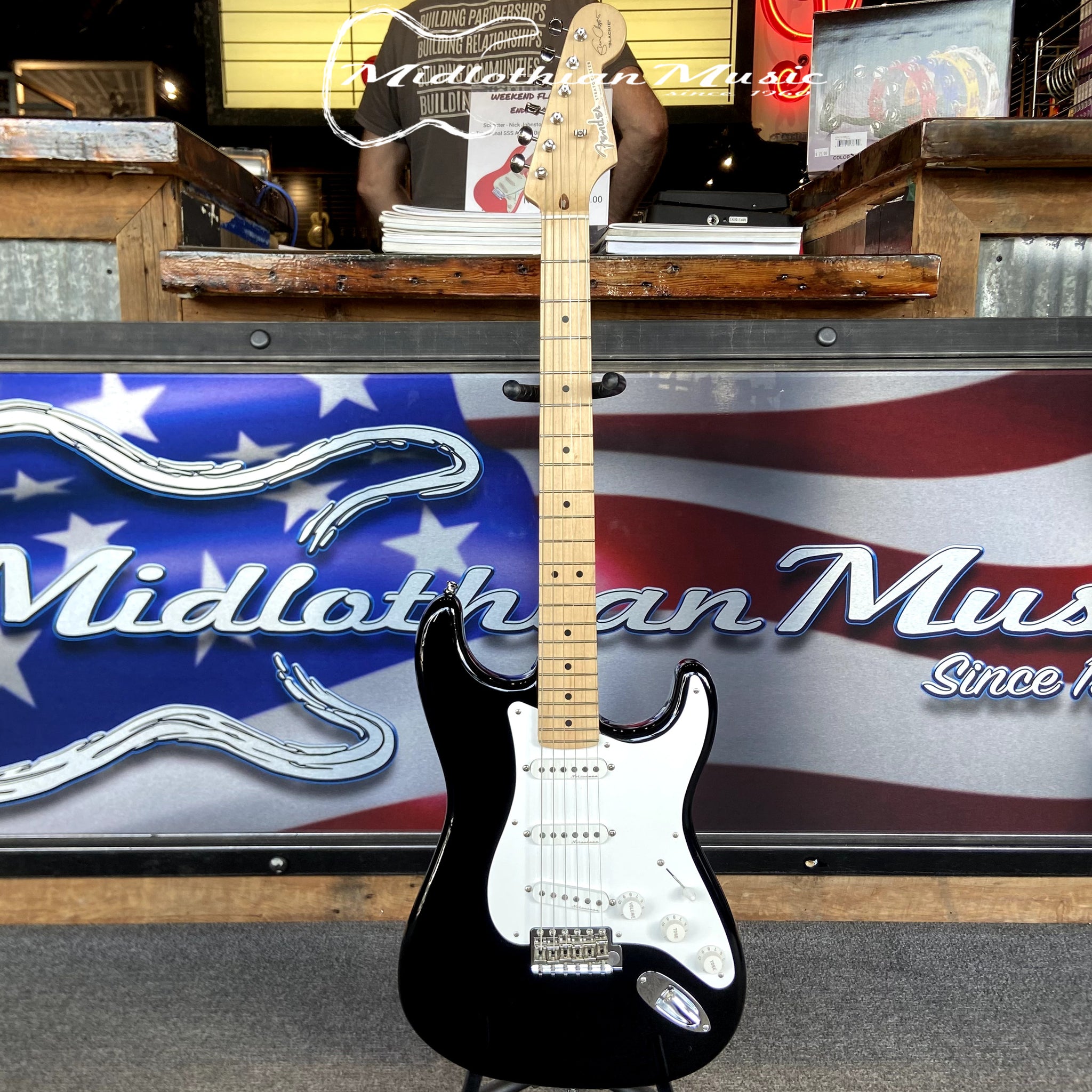 Fender USA - 2013 Eric Clapton Signature "Blackie" - Stratocaster Electric Guitar w/Case USED