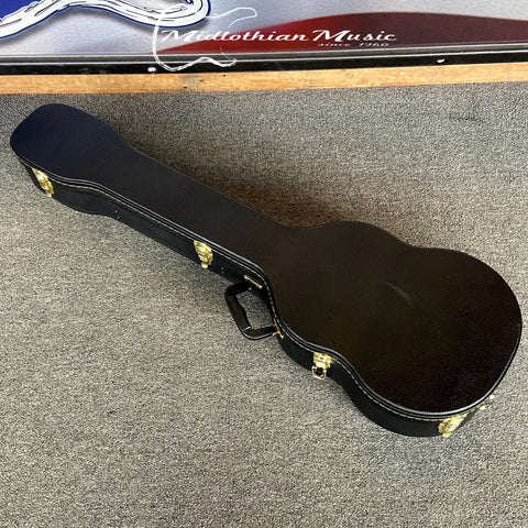 Un-Branded Violin/Viola Shaped Electric Bass Guitar Hardshell Case - Black Finish USED