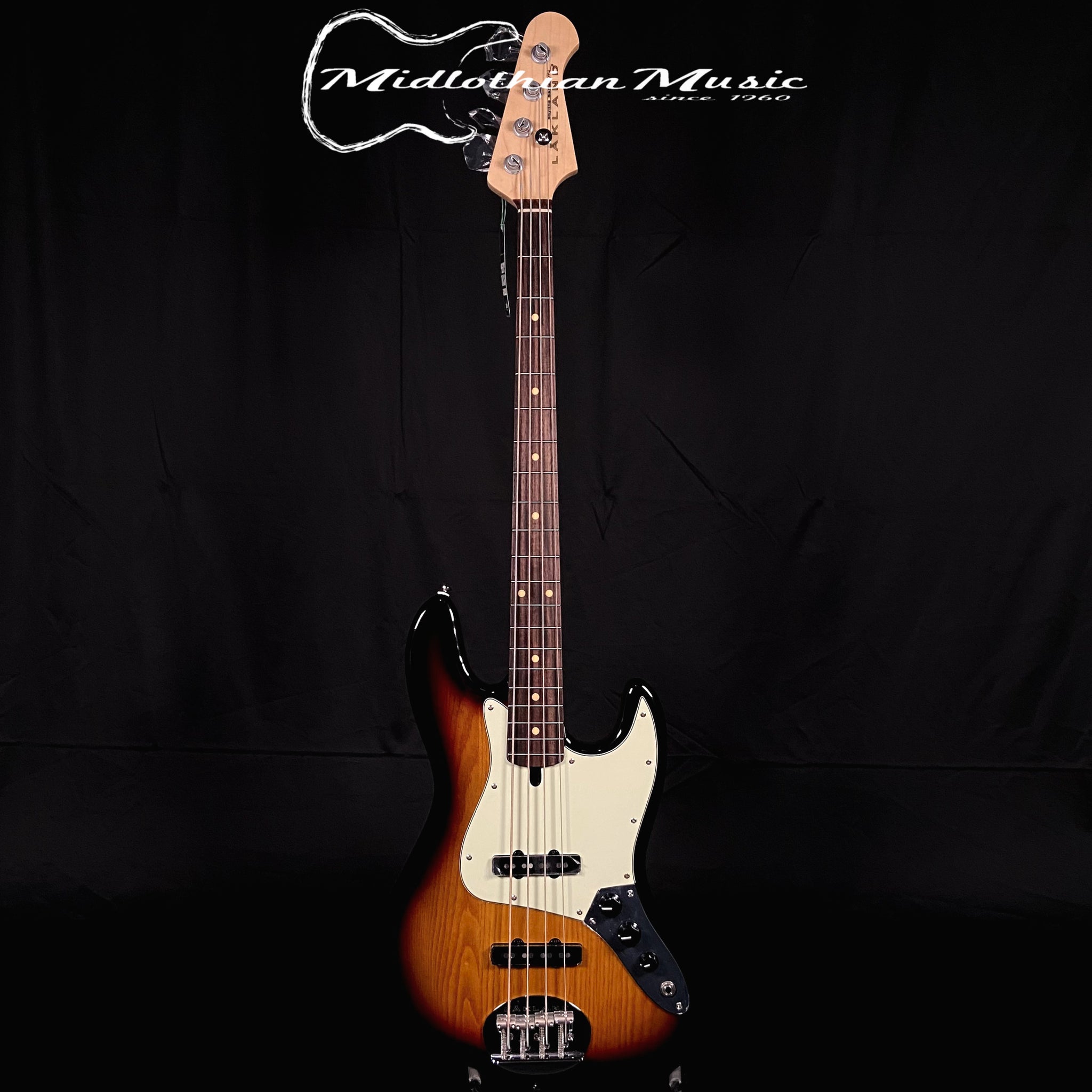 Lakland Skyline JO-04R AKA 44-60 (WITH FREE HARDSHELL CASE) - B-Stock - 4-String Bass Guitar - 3 Tone Sunburst Gloss Finish