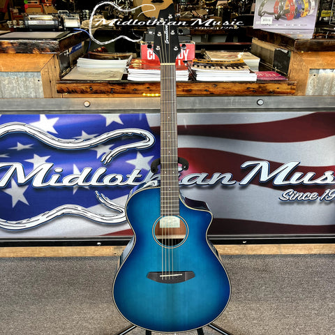 Breedlove - Discovery S Concert DN CE HB - Acoustic-Electric Guitar - Denim Burst Blue Gloss Finish