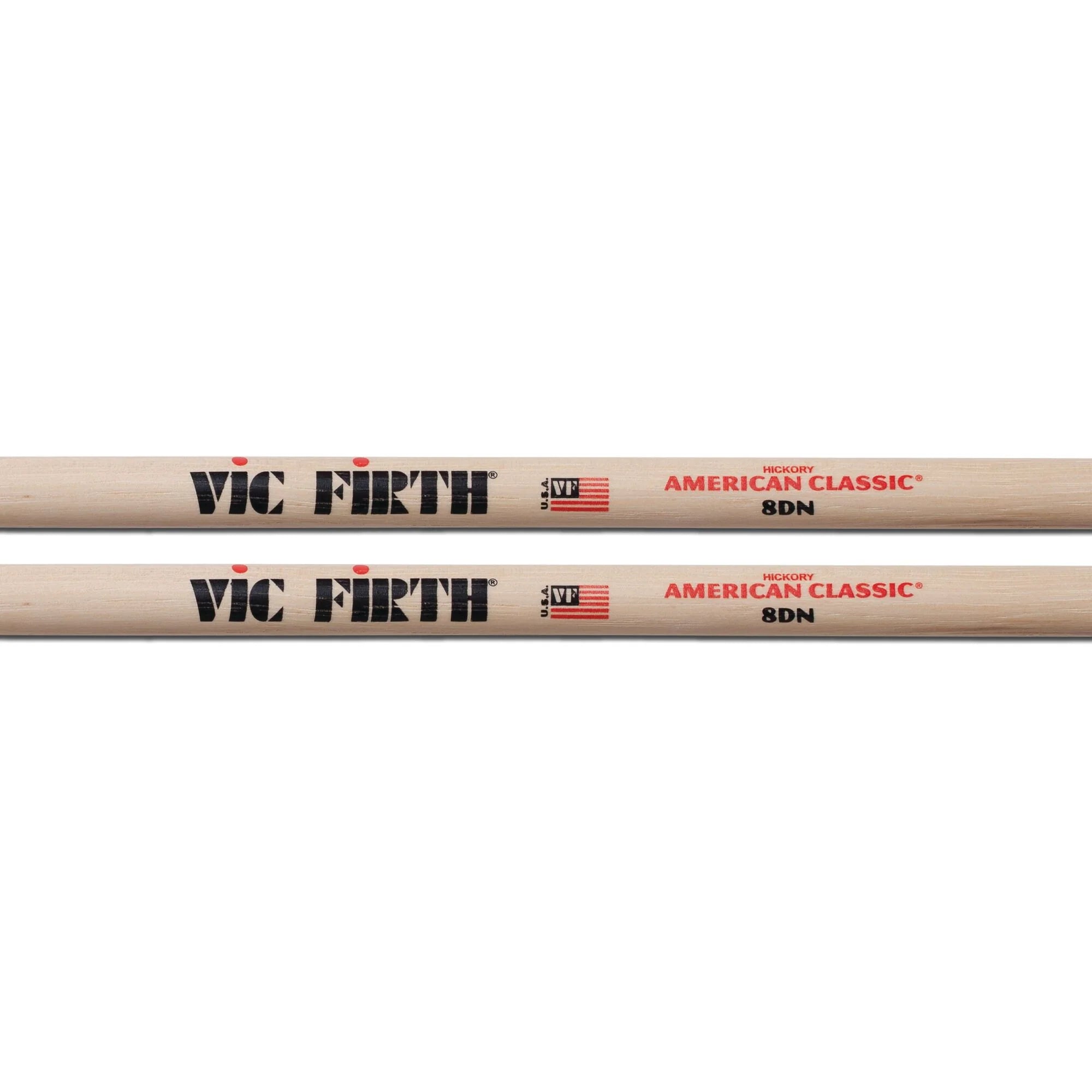 Vic Firth - American Classic 8DN Drumsticks - Hickory w/Nylon Tip (1 Pair)
