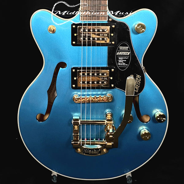 Gretsch - G2655TG Streamliner Center Block Jr. Double-Cut w/Bigsby LTD - Riviera Blue