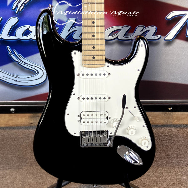 Fender USA 2004 Stratocaster Standard HSS - Black Finish w/Blue Fender Case USED