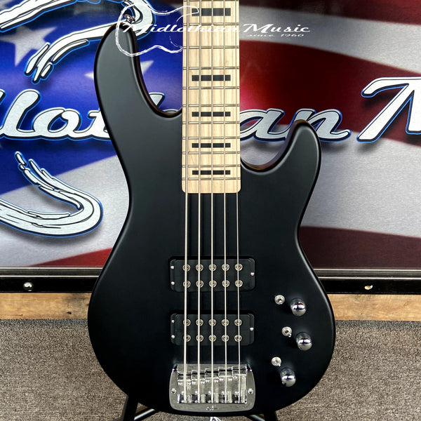 G&L Tribute - L-2500 - 5-String Bass Guitar - Black Frost Satin Finish
