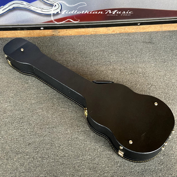 Un-Branded Violin/Viola Shaped Electric Bass Guitar Hardshell Case - Black Finish USED
