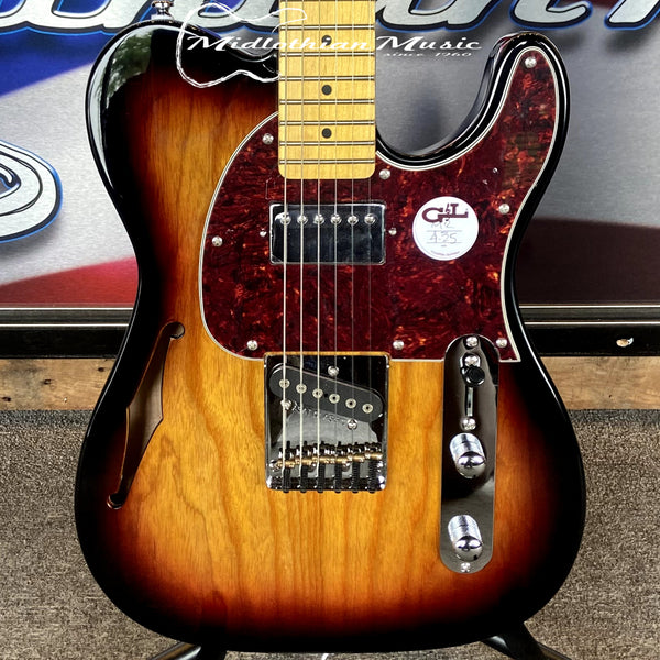 G&L Tribute ASAT Classic Bluesboy Semi-Hollow - 3-Tone Sunburst Finish