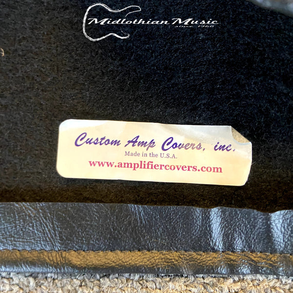 Custom Amp Cover - Black Leather Finish - New Old Stock