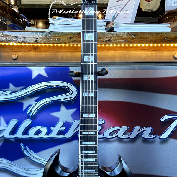 Epiphone SG Prophecy (w/Fishman Pickups) - Electric Guitar - Red Tiger Burst Satin Finish w/Case USED