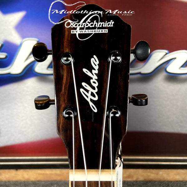 Oscar Schmidt - OU3-A-U Concert Ukulele - Natural Gloss Finish