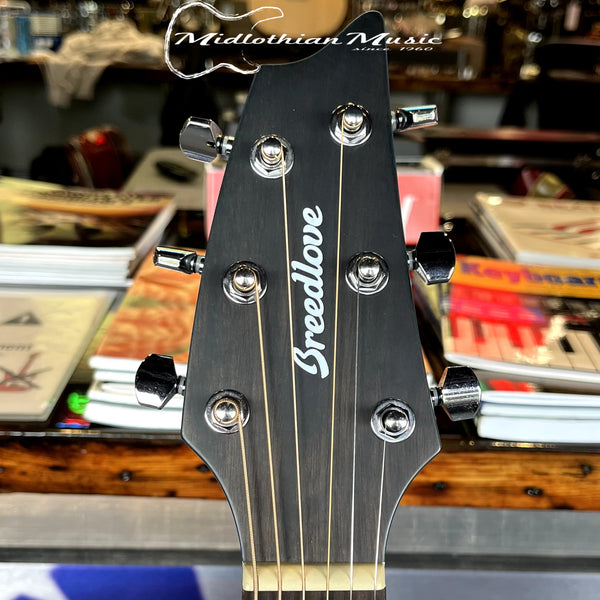 Breedlove - Discovery S Concert DN CE HB - Acoustic-Electric Guitar - Denim Burst Blue Gloss Finish