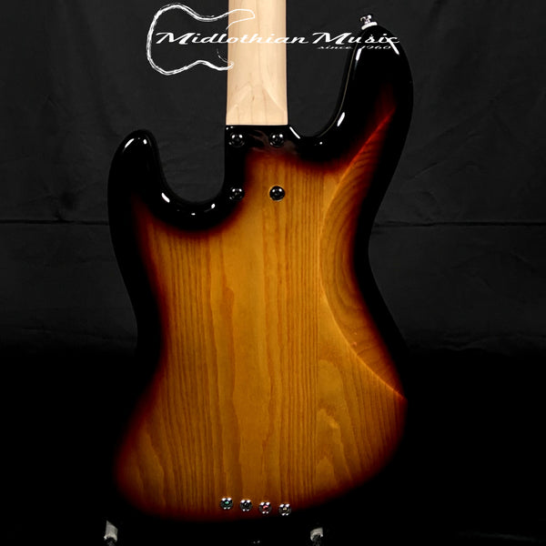 Lakland Skyline JO-04R AKA 44-60 (WITH FREE HARDSHELL CASE) - B-Stock - 4-String Bass Guitar - 3 Tone Sunburst Gloss Finish