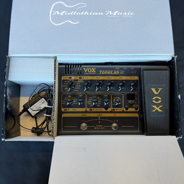 Vox Valvetronix - ToneLab ST Multi Effect Guitar Processor Pedal w/Original Box & Power Supply USED