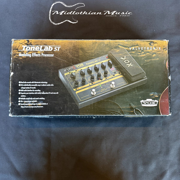 Vox Valvetronix - ToneLab ST Multi Effect Guitar Processor Pedal w/Original Box & Power Supply USED