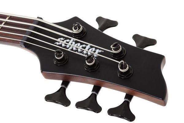Schecter - Charles Berthoud - CB-5 - 5-String Active Bass Guitar - See Through Black Satin Finish