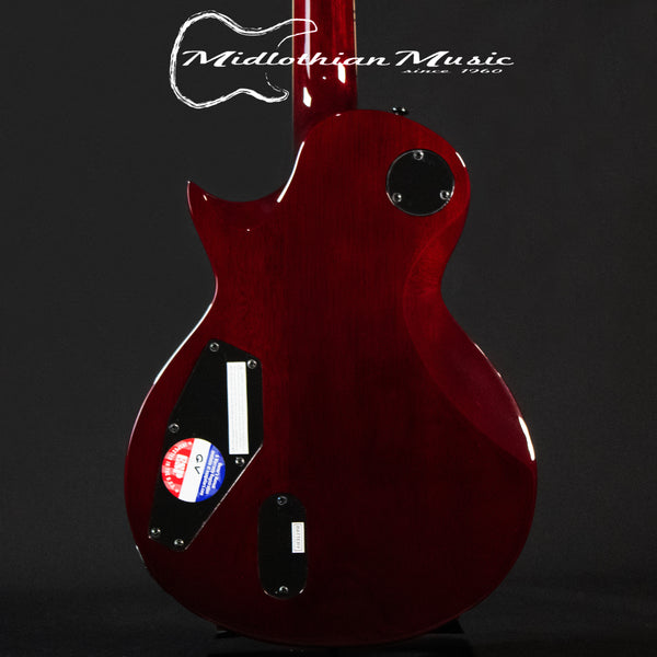 ESP LTD EC-1000 Electric Guitar - Transparent Black Cherry Gloss Finish - DISCOUNTED!