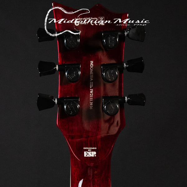 ESP LTD EC-1000 Electric Guitar - Transparent Black Cherry Gloss Finish - DISCOUNTED!