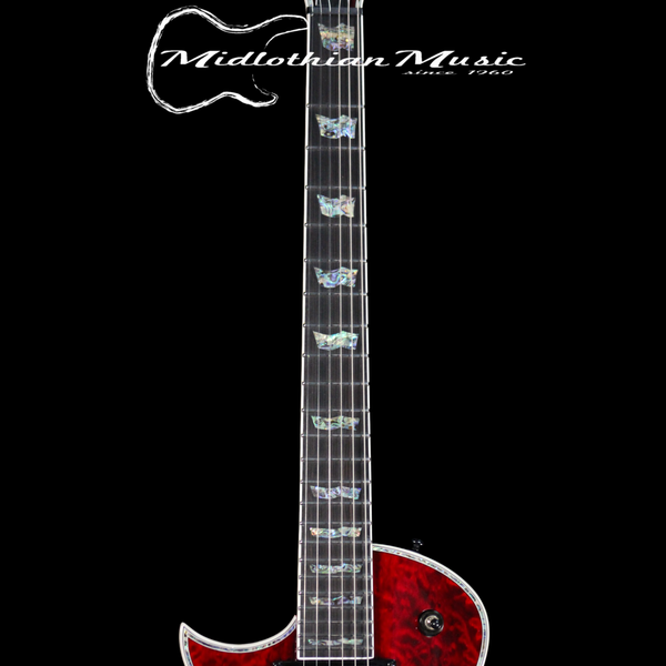 ESP LTD EC-1000 - Left-Handed Electric Guitar - See Through Black Cherry Gloss Finish - DISCOUNTED!