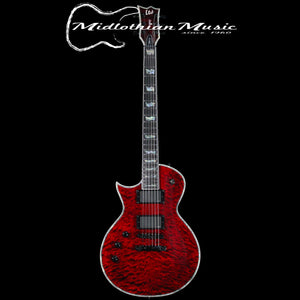 ESP LTD EC-1000 - Left-Handed Electric Guitar - See Through Black Cherry Gloss Finish - DISCOUNTED!