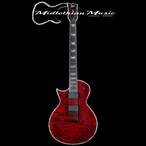 ESP LTD EC-1000 - Left-Handed Electric Guitar - See Through Black Cherry Gloss Finish - DISCOUNTED!