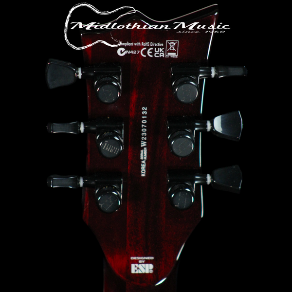 ESP LTD EC-1000 - Left-Handed Electric Guitar - See Through Black Cherry Gloss Finish - DISCOUNTED!