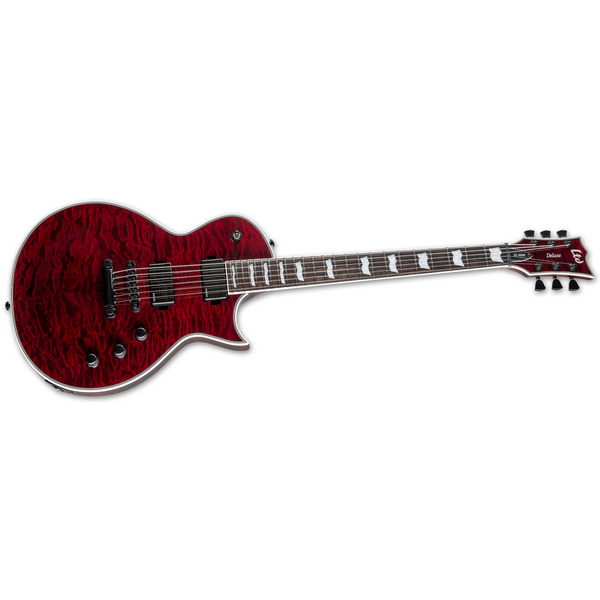 ESP LTD EC-1000 Electric Guitar - Transparent Black Cherry Gloss Finish - DISCOUNTED!