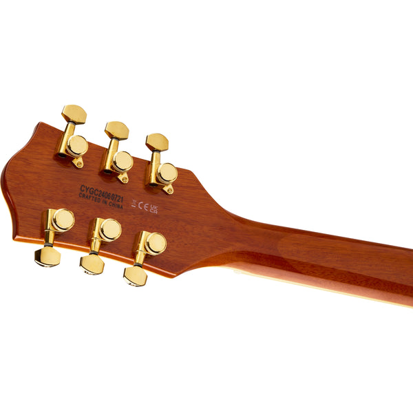 Gretsch - Electromatic LTD Flame Okoume Broadkaster Jr. - Single-Cut w/Bigsby - Roundup Orange Stain Finish